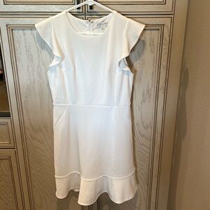 She + Sky White Mini Dress